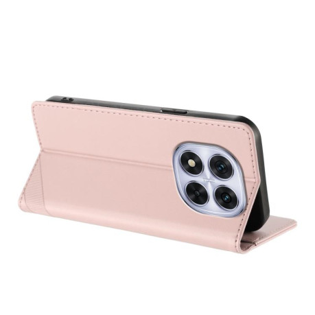 Чохол-книжка Embossed Multi-functional Wallet Retro Leather на Redmi Note 14 Pro 4G - рожевий