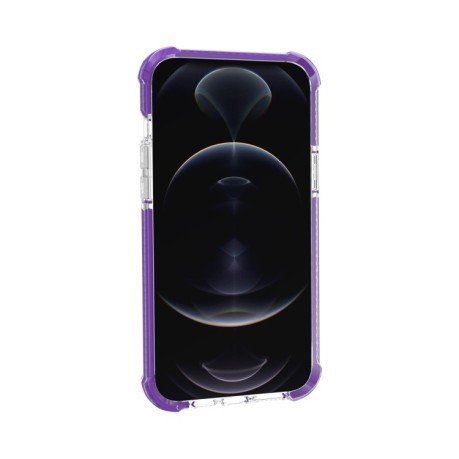 Ударозащитный чехол Four-corner на iPhone 14/13 - фиолетовый