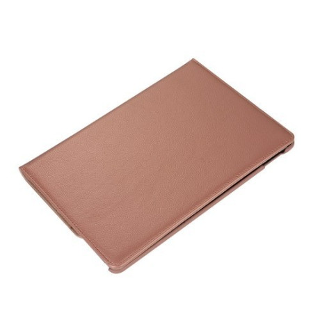 Кожаный Чехол Litchi Texture 360 Degree розовое золото для iPad  9/8/7 10.2 (2019/2020/2021)/Air 2019/Pro 10.5