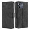 Чохол-книжка Skin Feel Crocodile Texture для Infinix Hot 50i 4G - чорний