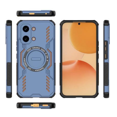 Протиударний чохол Butterfly Armor з MagSafe на Xiaomi Redmi Turbo 5 Max / Poco X8 Pro Max — синій