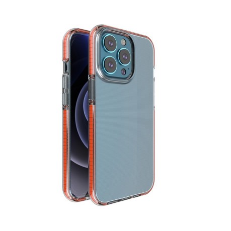 Ударозащитный чехол Double-color для iPhone 13 Pro - оранжевый