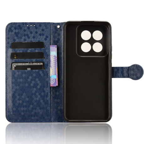 Чохол-книжка Honeycomb Dot для Xiaomi 14 Pro - синій