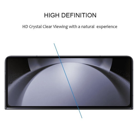 Защитное стекло Full Glue Full Cover для Samsung Galaxy  Fold 6 - черное