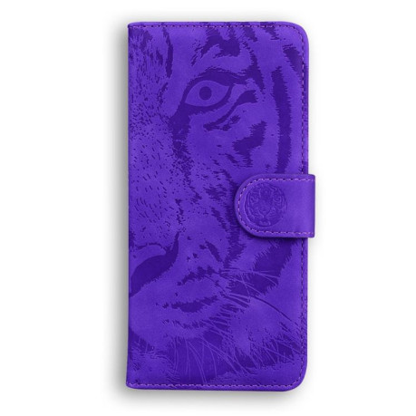 Чехол-книжка Tiger Embossing для Xiaomi Redmi Note 14 4G 164.84mm - фиолетовый