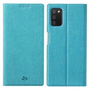 Чехол-книжка ViLi Texture на Samsung Galaxy A03s - синий
