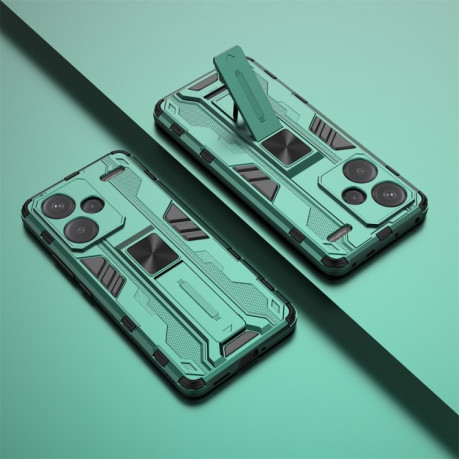 Противоударный чехол Supersonic для Redmi Note 13 Pro+ - зеленый