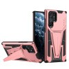 Противоударный чехол Super V Armor для Samsung Galaxy S22 Ultra 5G - розовое золото