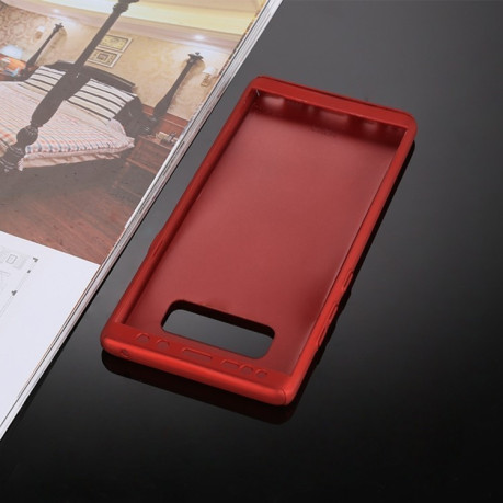 3D чехол на Samsung Galaxy Note 8 360 Degree Full Coverage Protective красный