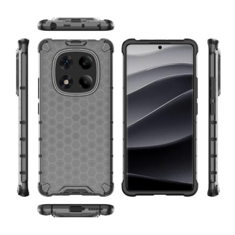 Противоударный чехол Honeycomb на Xiaomi Redmi Note 14 Pro 4G - черный
