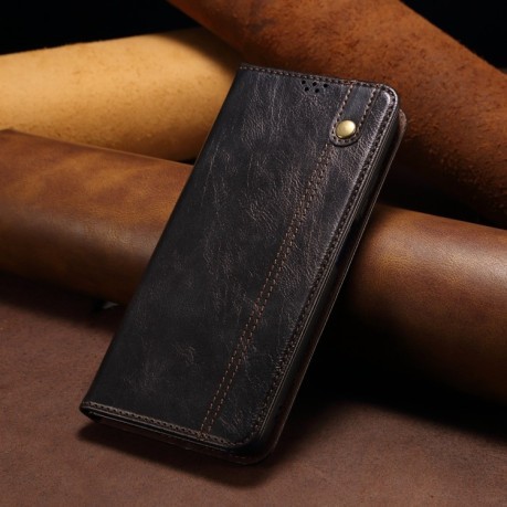Чехол-книжка Simple Wax Crazy Horse для Google Pixel 9 / 9 Pro - черный