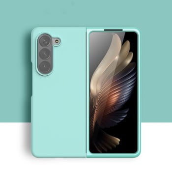 Силіконовий чохол Silicone Skin Feel Folding для Samsung Galaxy Fold 6 - блакитний