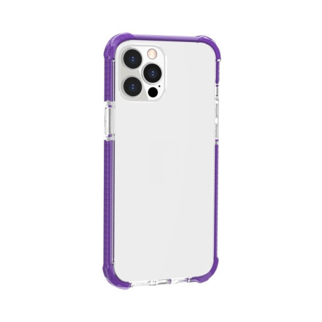 Противоударный акриловый чехол Four-corner на iPhone 13 Pro Max - фиолетовый