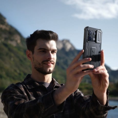 Чехол Tech-Protect Kevlar Cam на Xiaomi Redmi Note 13 Pro 5G /Poco X6 5G - Black