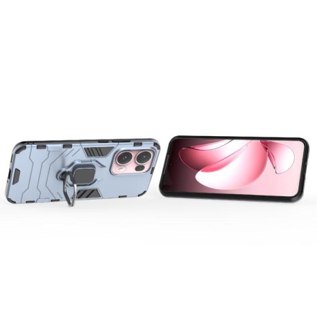Протиударний чохол Magnetic Ring Holder на OPPO Reno13 Pro 5G Global - синій