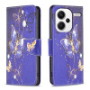 Чехол-книжка Colored Drawing Pattern для Xiaomi Redmi Note 13 Pro+ 5G - Butterfly