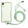 Чехол Acrylic Neck Lanyard для iPhone XR - зеленый