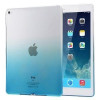 Прозрачный TPU чехол Haweel Slim Gradient Color  прозрачно-синий Blue для iPad Air 2