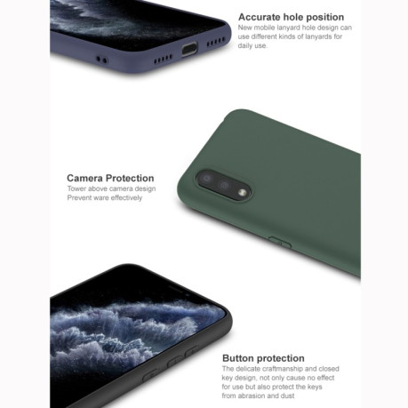 Противоударный чехол IMAK UC-1 Series на Samsung Galaxy M01 - зеленый