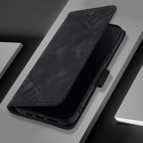 Чохол-книжка Skin-feel Embossed для Xiaomi 14T Pro - чорний