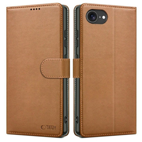 Чехол-книжка Tech-Protect Wallet для iPhone 16e - Brown