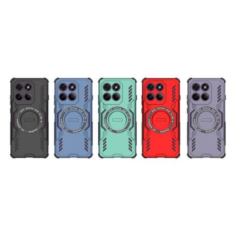 Противоударный чехол Butterfly Armor MagSafe Magnetic Ring Shockproof для Motorola Edge 60 Pro 5G - красный