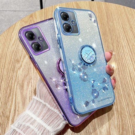 Протиударний чохол Gradient Acrylic для Motorola Moto G55 - фіолетовий