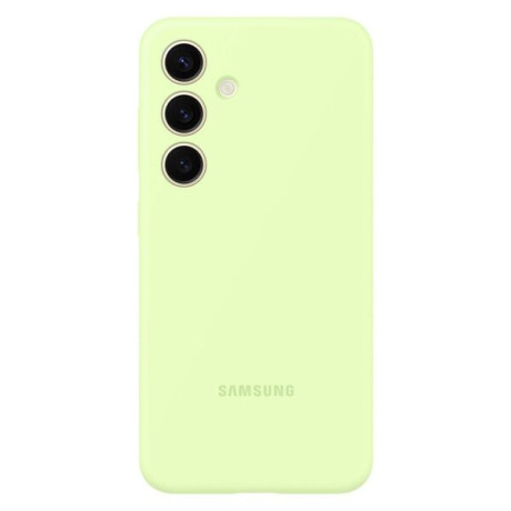 Оригинальный чехол Samsung Silicone Case для Samsung Galaxy S24+ - light green(EF-PS926TGEGWW)