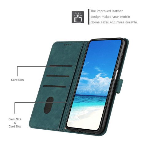 Чехол-книжка Retro Skin Feel Amile для OPPO Reno13 Pro - зеленый