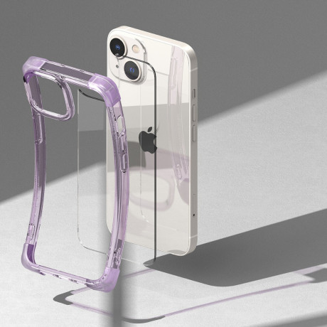 Оригінальний чохол Ringke Fusion Bumper для iPhone 14 Plus - фіолетовий