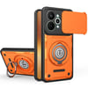 Противоударный чехол Camera Sliding на Realme 15 5G / 15 Pro 5G — оранжевый