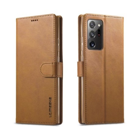 Чохол книжка LC.IMEEKE Calf Texture Samsung Galaxy Note 20 Ultra - коричневий