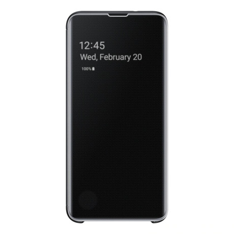 Оригінальний чохол Samsung Clear View Cover Samsung Galaxy S10e black (EF-ZG970CBEGRU)