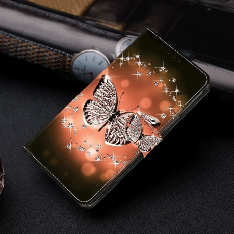 Чехол-книжка Crystal 3D Shockproof Protective Leather для Samsung Galaxy A35 5G - Butterfly