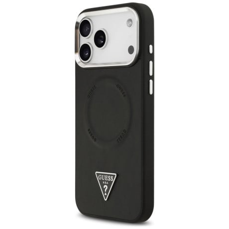 Оригинальный чехол Guess Triangle Logo с MagSafe на iPhone 17 Pro Max - Black