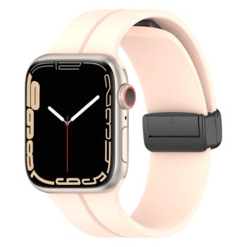 Силіконовий ремінець Solid Color для Apple Watch 10 46mm/Ultra 49mm / Series 8/7 45mm / 44mm / 42mm- рожевий