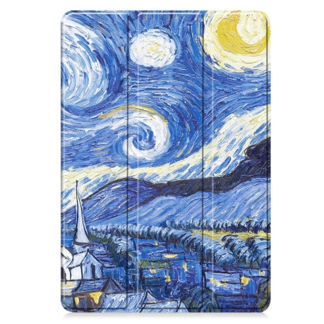 Чохол-книжка Custer Painted 3-Fold Stand Leather Smart для Xiaomi Pad 7/7 Pro - Sky