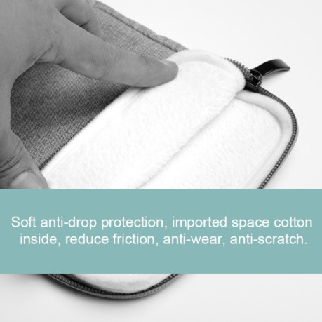 Универсальный чехол сумка Space Cotton для iPad 10.2- 10.5 - серый