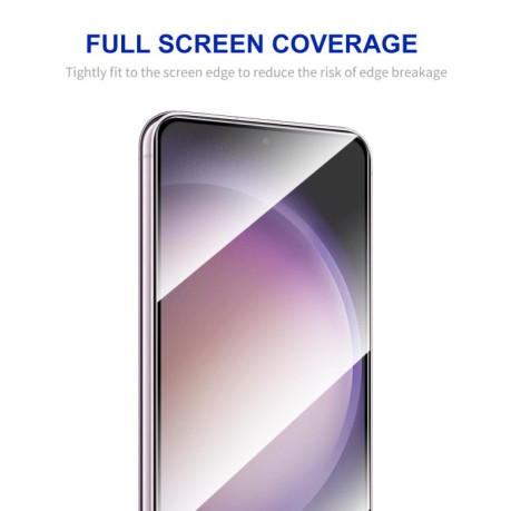 Защитное Стекло ENKAY Full Glue High Aluminum-silicon для Samsung Galaxy S25 Edge - черное