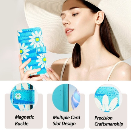 Чохол-книжка Colored Drawing Pattern для iPhone 16e - кольоровий