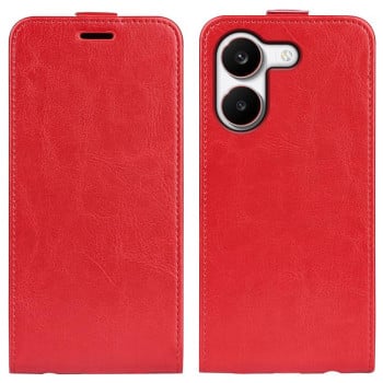 For Redmi Turbo 5 5G / Poco X8 Pro 5G R64 Texture Single Vertical Flip Leather Phone Case(Red)