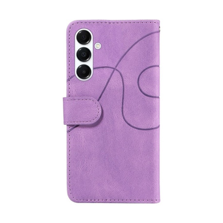 Чохол-книжка Dual-color Splicing Flip Leather  для Samsung Galaxy A26 5G - фіолетовий
