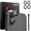Защита камеры NORTHJO 2 Sets 4pcs Camera Lens  на iPhone 16 / 16 Plus - черный