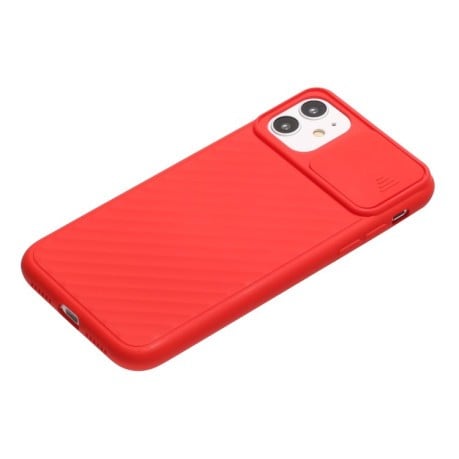 Чехол Sliding Camera на iPhone 11 - красный