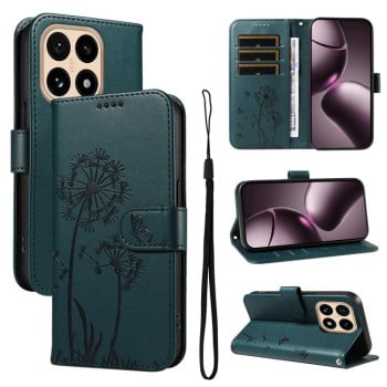 Чехол-книжка Dandelion Embossed Pattern Flip Leather на Xiaomi 15T 5G - синий