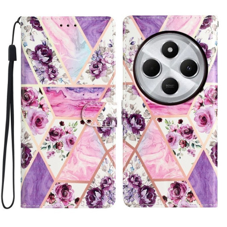 Чехол-книжка Colored Drawing Pattern для Xiaomi Redmi A4 5G - разноцветные