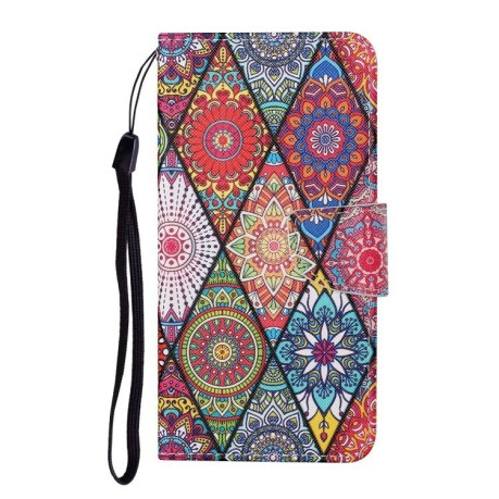 Чохол-книжка Colored Drawing Pattern для Samsung Galaxy S24 FE 5G - Totem