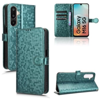 Чехол-книжка Honeycomb Dot для на Samsung Galaxy F16 / M16 - зеленый