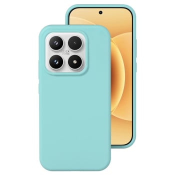 Силиконовый чехол Liquid Silicone Skin-friendly на Xiaomi 17 - синий