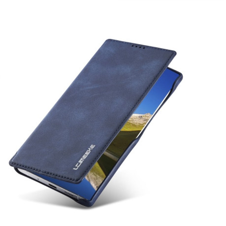 Чохол-книжка LC.IMEEKE Hon Ancient Series Samsung Galaxy S22 Ultra 5G - синій